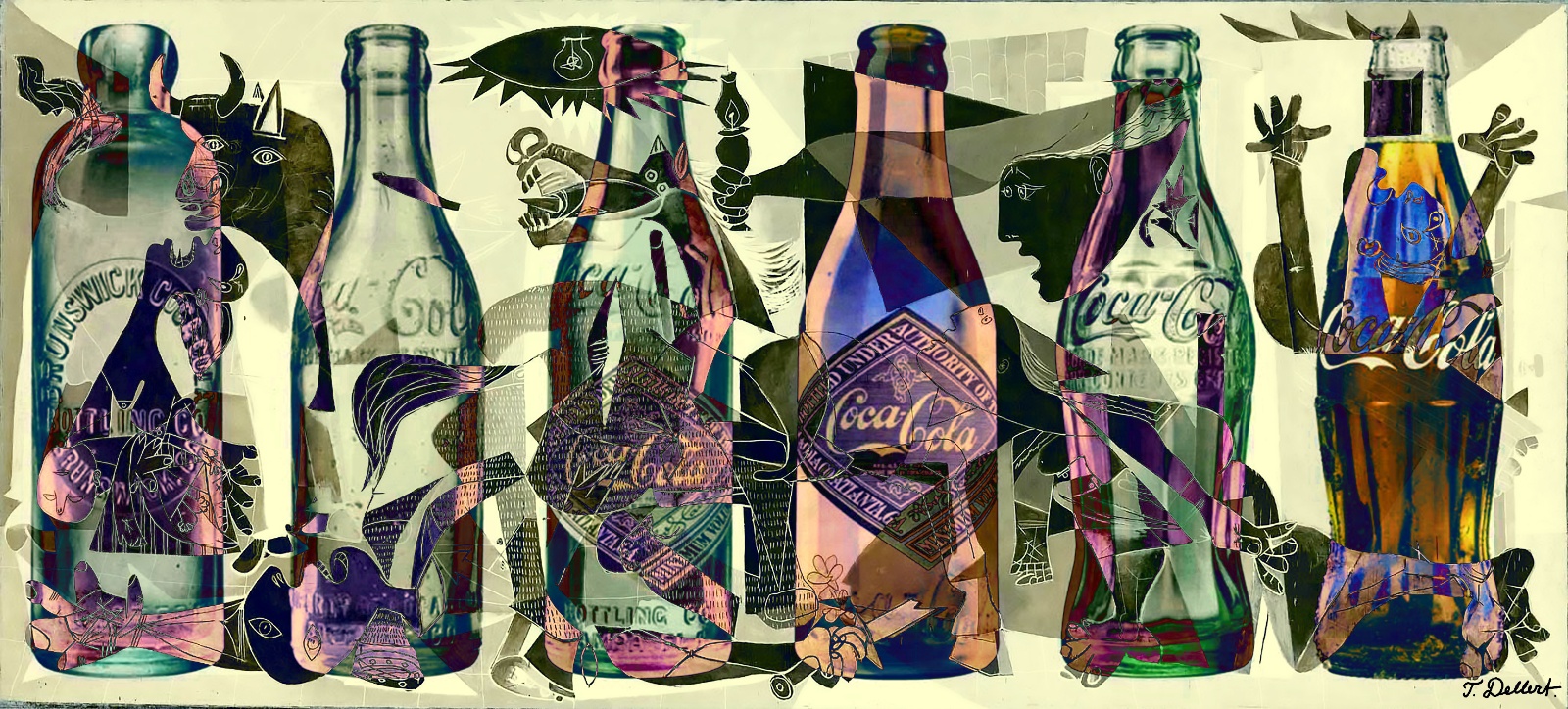 PICASSO DRANK COCA COLA 